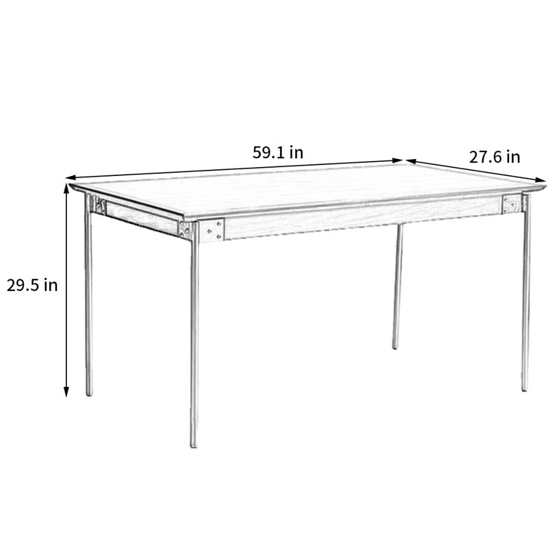 Sarrono, 29.5"H x 59.1"L x 27.6"W