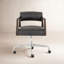 Tyler Leather Swivel Task Chair-934325114