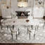 Ensemble de salle à manger 7 pièces avec table de salle à manger en pierre frittée extensible Blatherwick et 6 chaises en tissu-1652767796-1652764868