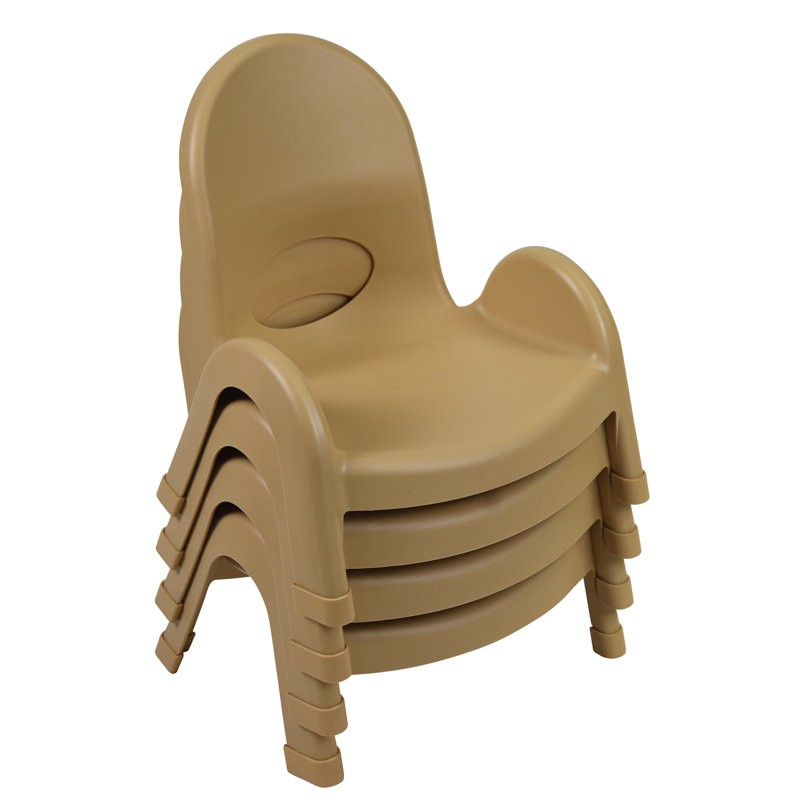 Chaise pour enfant Value Stack, Bleu, 11", 4
