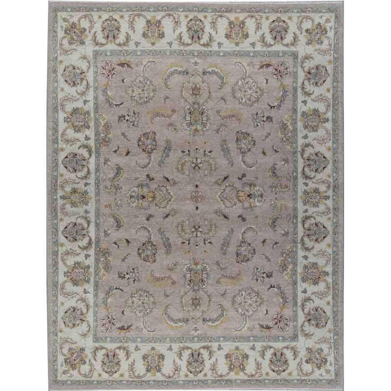 Tapis chameau noué à la main de haute qualité