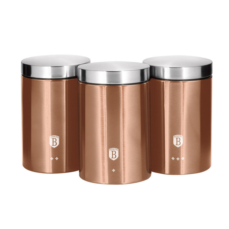Metal Jar - Set of 3