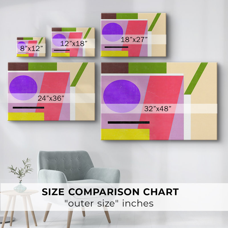 Composition de la couleur I - Cavas enveloppés de galerie, 12 x 18