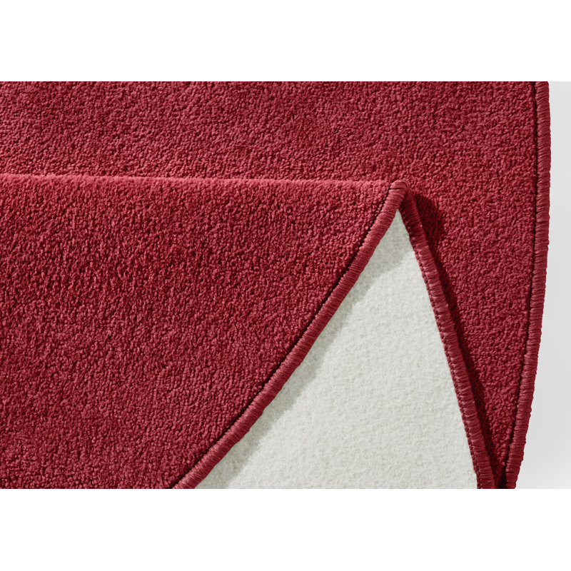 Fancy Red Rug, Round 200cm