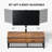 TV Stand with 3 Open Storage Shelves for 32"–65" TVs
