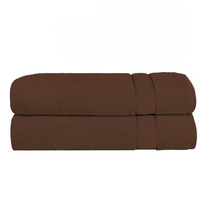 Beveard 100% Cotton Bath Towel, Brown