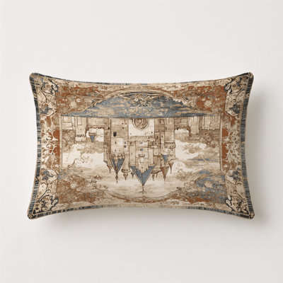 Ivory Towers Indoor And Outdoor Throw Pillow