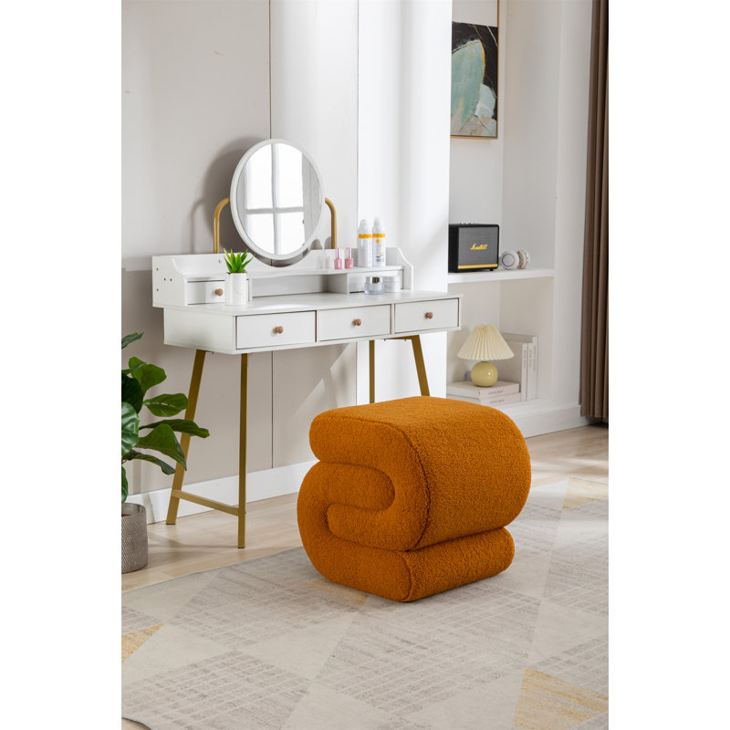 Repose-pieds avec repose-pieds (seulement avec repose-pieds), Orange