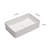 Mocoloo 24"L x 14"W Black Ceramic Bathroom Vessel Sink Rectangular Porcelain Bathroom Basin(No Base)-125359461