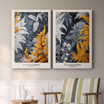 WM MORRIS Series DCCLXX-Premium Gallery Wrapped Canvas -Ready to Hang