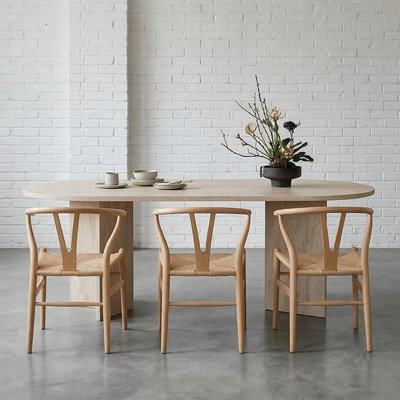 Aurelia Oval Pedestal Dining Table