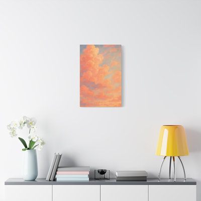 Apel Single Picture Frame Print on Canvas