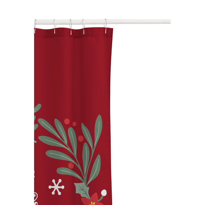 C'est le rideau de douche ultramince le plus beau de l'année, Rouge