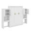 Grand lit mural avec coiffeuse et rangement-280187863