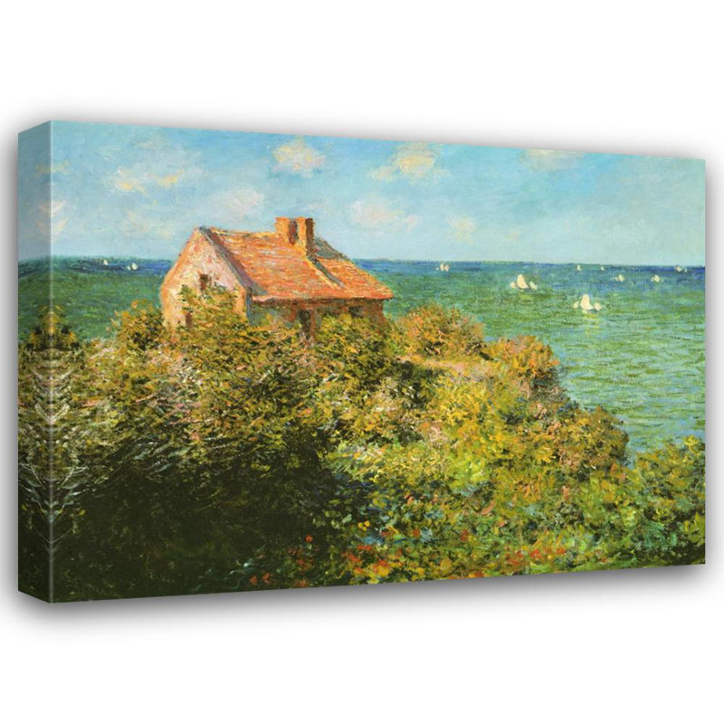 Maison de pêcheur sur les falaises à Varengeville, 1882