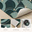 Tapis de cuisine antidérapant lavable Scallop Wave