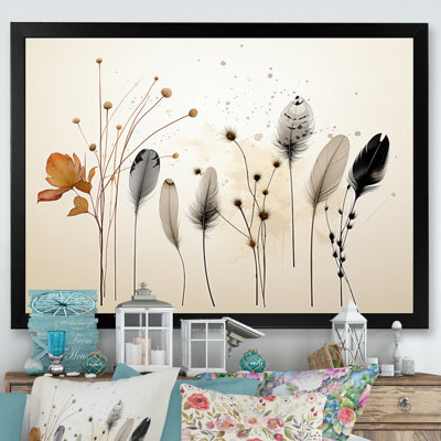 Asian Art Feathers Sumi I - impression