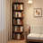 5 Tier Rotating Bookshelf, 360° Display Round Spinning Bookshelf-877310332