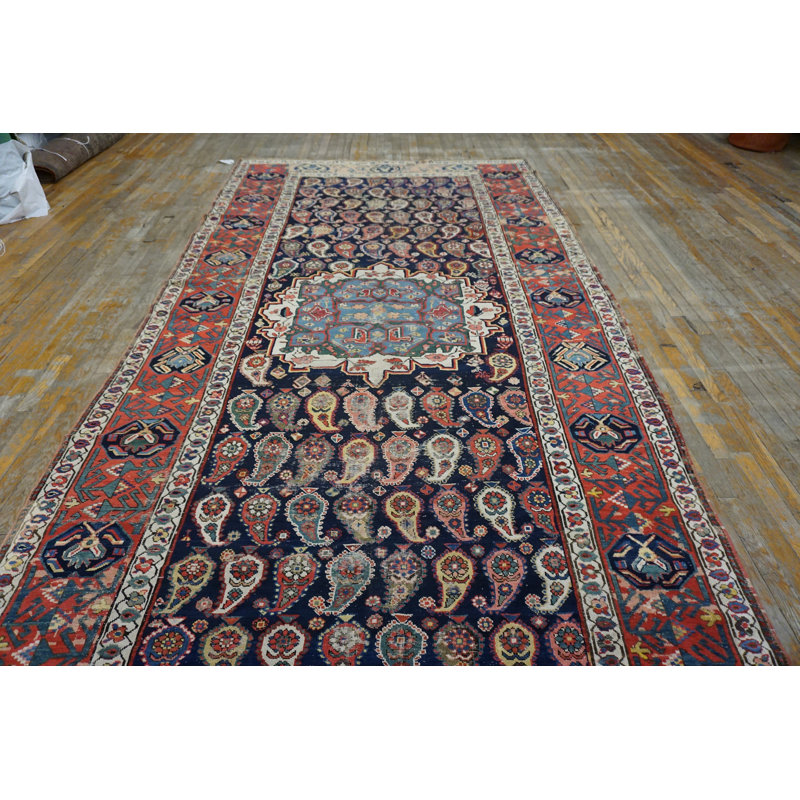 Antique Caucasian - Russia Geometric Knotted Rug