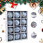 Ensemble de 12 boules de sapin de Noël, 6 cm d'ornements pour arbre de Noël-261111111-253503441