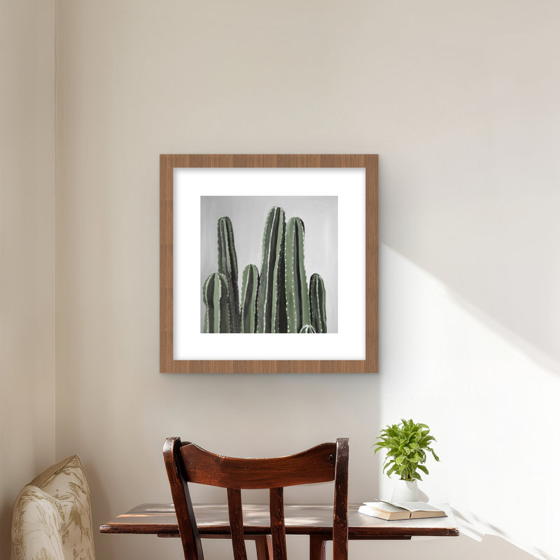 Bougie du désert cactus - imprimé floral botanique pour la décoration intérieure