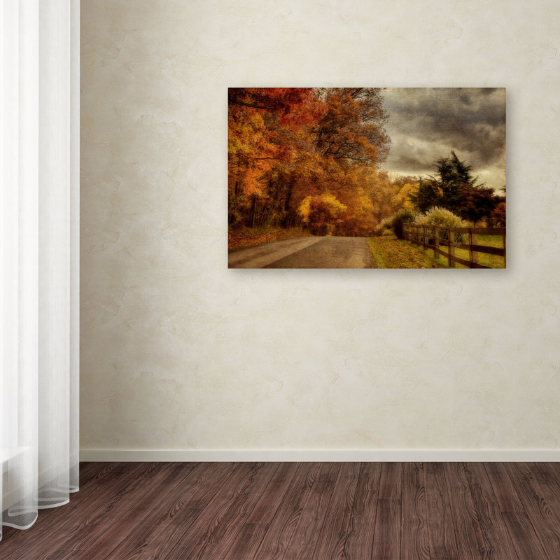 "And the Seasons They Go Round and Round" by Lois Bryan Photographic Print on Wrapped Canvas, 16" H x 24" W x 2" D