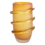 Vase Eliano Frosted Amber