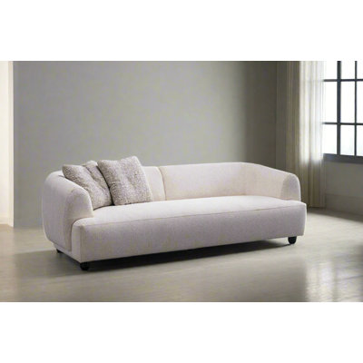 Opal Collection Modern Fabric 3-Seater Sofa – 91"