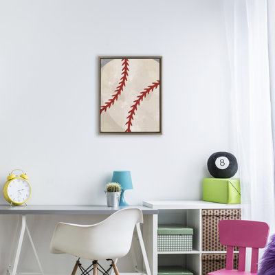 Cadre flottant de baseball rebondissant, design par Christine Simpson Art