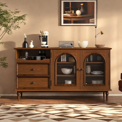 Nordic style modern multi-functional sideboard by Liu