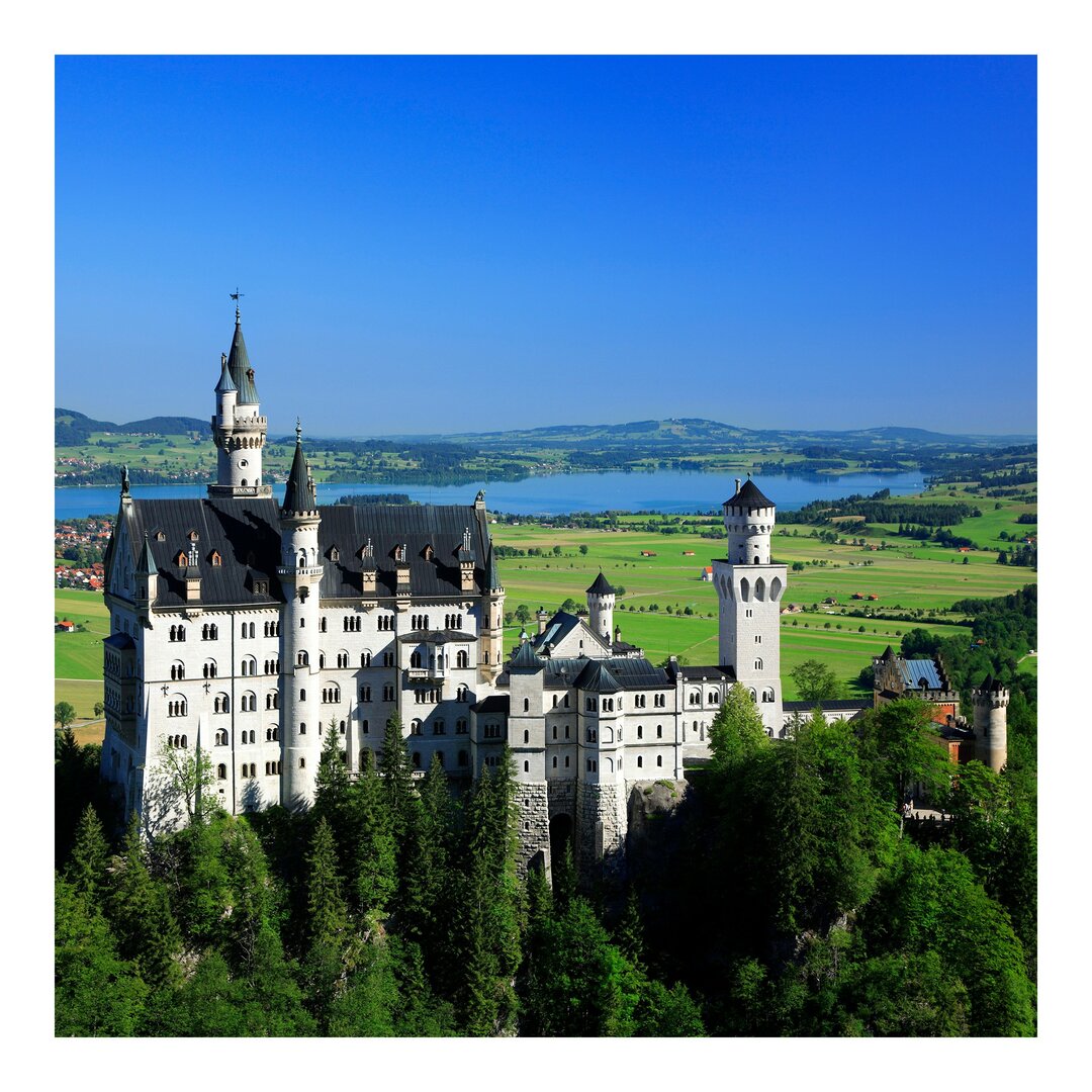 Seidenmatte Tapete Neuschwanstein Castle