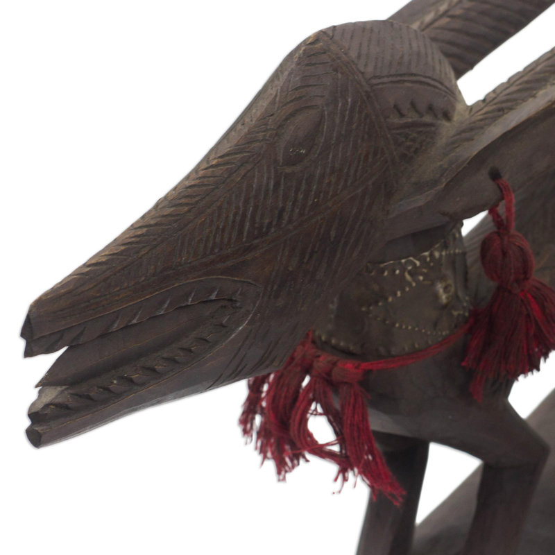 Figurine en bois d’antilope bambara Vicaro