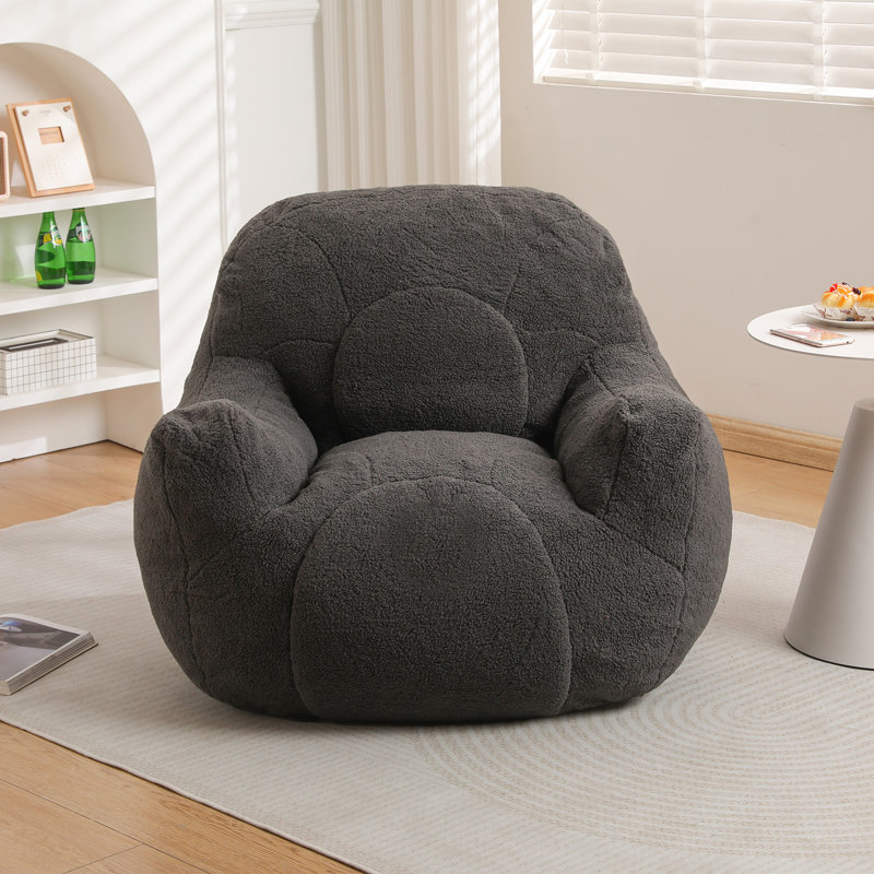 Fauteuil à billes Compression, Ourson gris