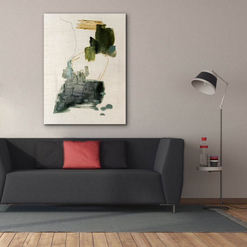 Toile épique Graffiti «Lush Tectonic 2» par June Erica Vess, 40 po x 54 po, H 54 po x l 40 po