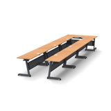 14 Person Training Meeting Seminar 7 Piece Tables Set