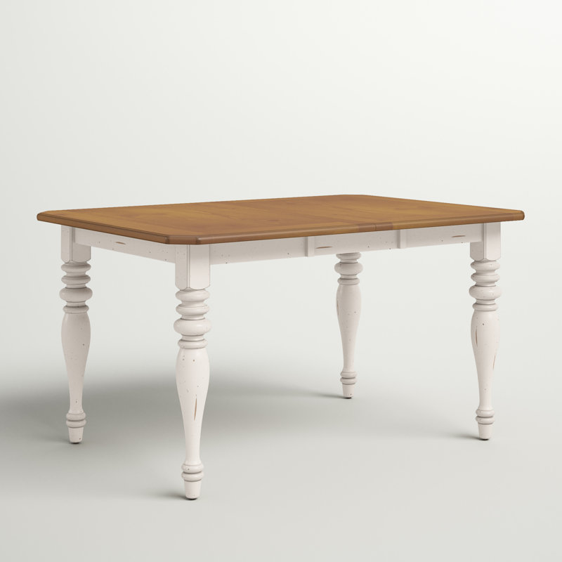 Quinta Extendable Dining Table, Bisque