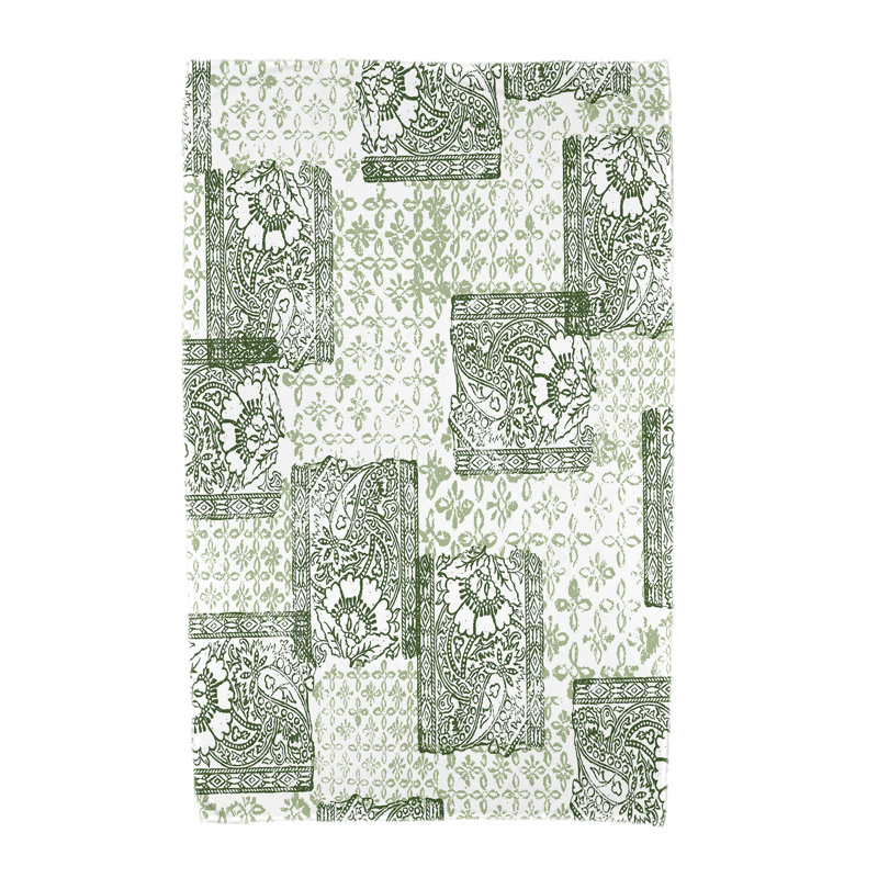Serviette de plage Castleman, Vert