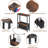 Gaute 19'' W Metal Nightstand