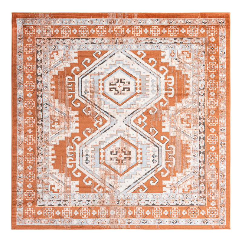 Filey Oriental Indoor Rug, Square 4'1"