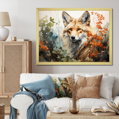 «Bivan Fox Wilderness Observer», art mural encadré