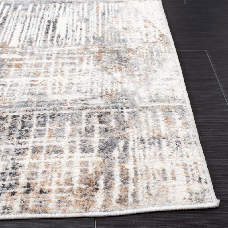 Shivan 100 Performance Abstract Rug, Rectangle 5'1" x 7'6"