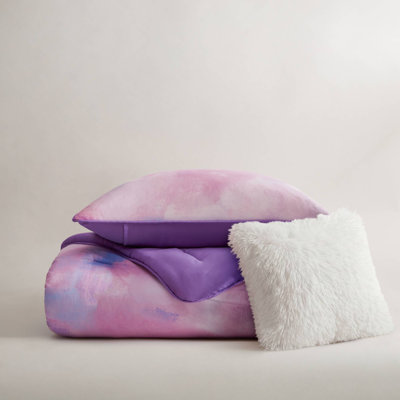Ensembles de literie modernes, édredon mauve en polyester TG pour la maison