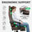 Ebern Designs Ergonomic Gaming Chair with Footrest for Adults-PU Leather PC Computer Gaming Chair-1334887308