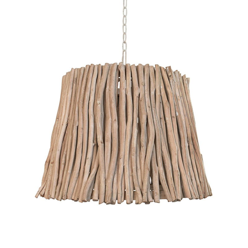 Luminaire suspendu naturel à 1 lumière Crew