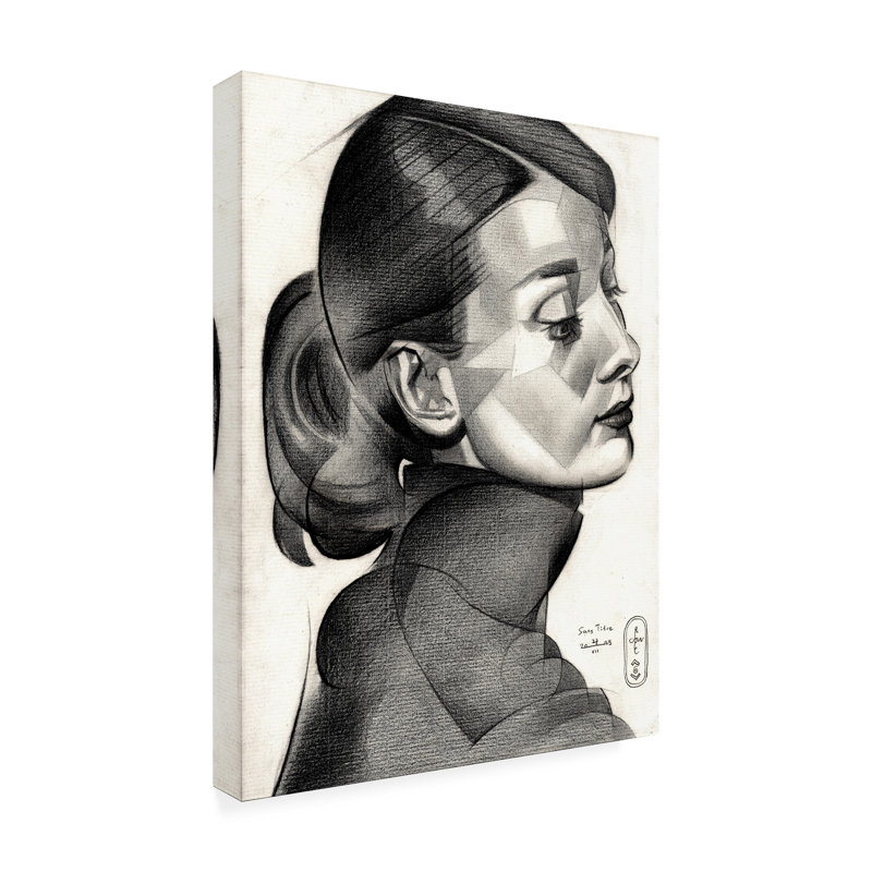 Art sur toile, bolologia Corne Akkers Audrey, H 19 po x l 14 po