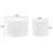 Fenko 23.62" Wide Chenille Round Storage Ottoman with Small Bench and Storage Space-396606134