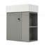 Meuble-lavabo flottant moderne 21,6 po avec lavabo en céramique