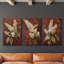 Floral Study Series LXV III - Ensemble de toiles tendues avec châssis Premium - Prêt à être accroché-1161469327