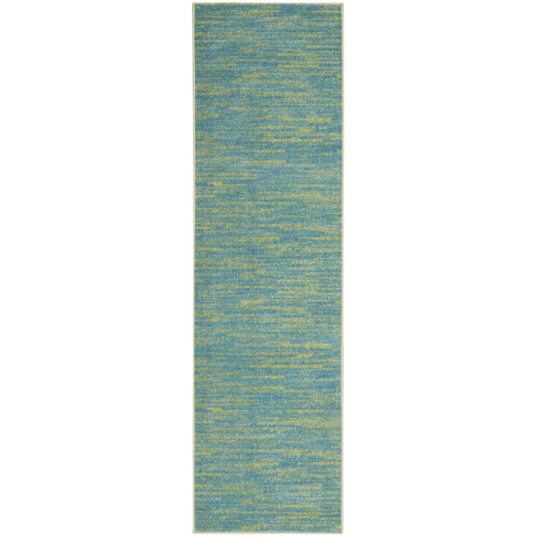 Nourison Essentials Blue/Green Indoor/Outdoor Area Rug