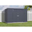 Remise de rangement en acier Elite, 10 x 4, anthracite